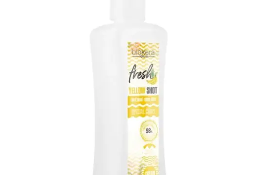 Salerm Cosmetics Biokera Natura Fresh Yellow Shot Curly Cream Sin Aclarado 300ml